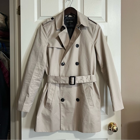Women's Beige Trench Coat - Picture 2 of 13